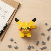Pikachu Sitting Mini Brick Figure Set
