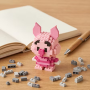 Piglet Mini Brick Figure Set