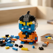 Jinbe Mini Brick Figure Set