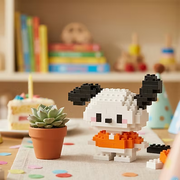 Pochacco Mini Brick Figure Set