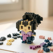Sasuke Uchiha Mini Brick Figure Set