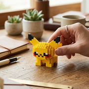 Pikachu Sitting Mini Brick Figure Set