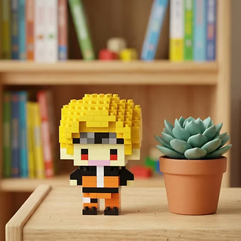 Naruto Uzumaki Mini Brick Figure Set