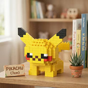 Pikachu Sitting Mini Brick Figure Set