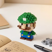 Luigi Mini Brick Figure Set