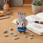 Rabbit Judy Mini Brick Figure Set