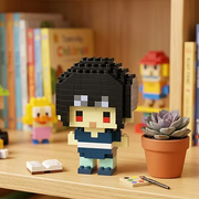 Sasuke Uchiha Mini Brick Figure Set
