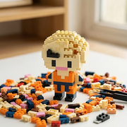 Krillin Mini Brick Figure Set